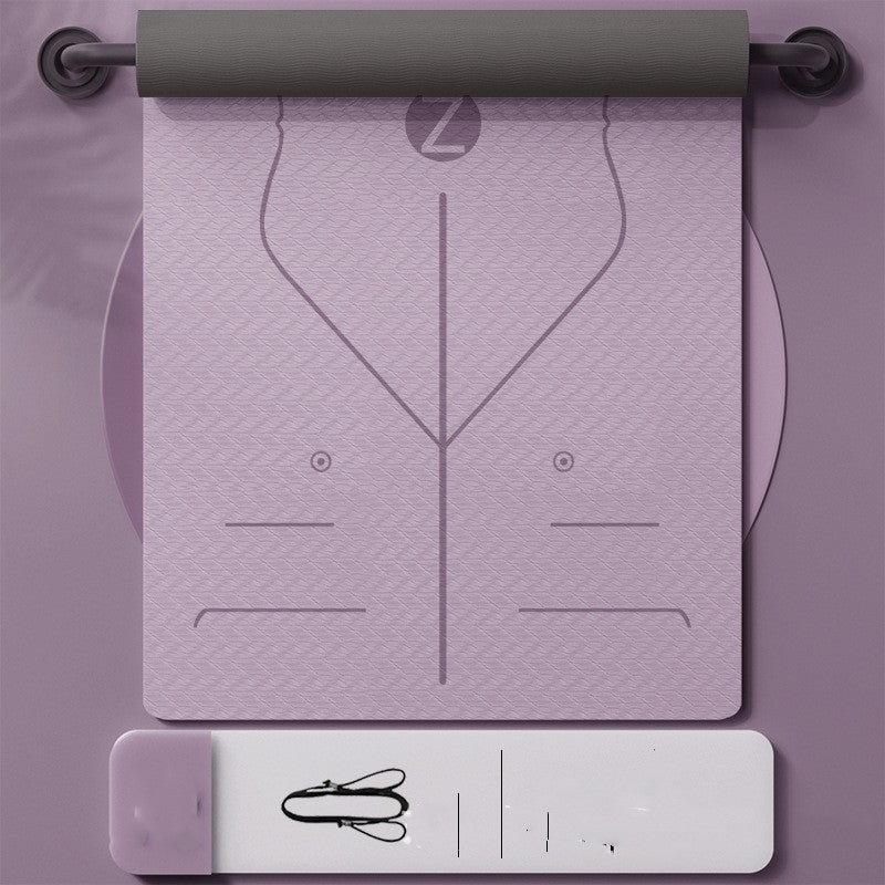 Widened Tpe Yoga Mat Thickened Non-slip