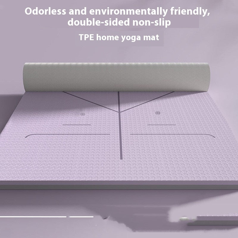 Widened Tpe Yoga Mat Thickened Non-slip
