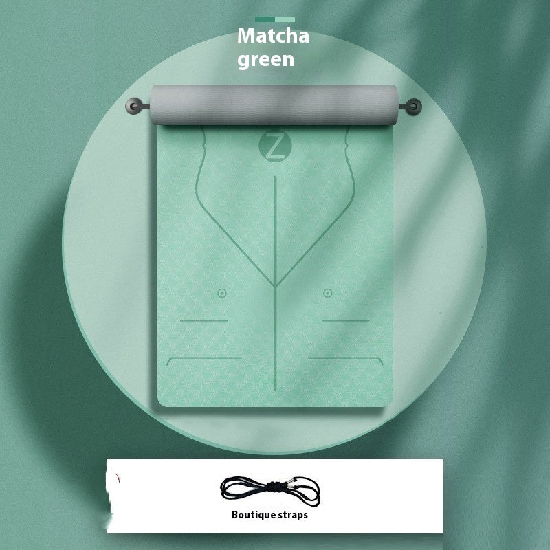 Widened Tpe Yoga Mat Thickened Non-slip
