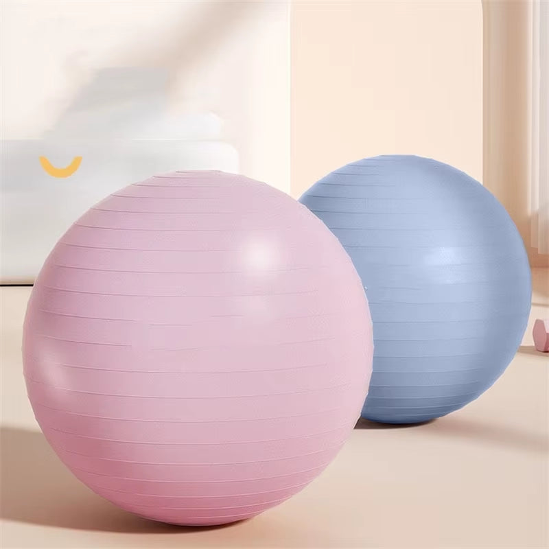 55Cm Yoga Ball Anti-Burst Exercise Fitness Equipment for Home Gym Pilates Workout Balance Training Weight Loss Equipment