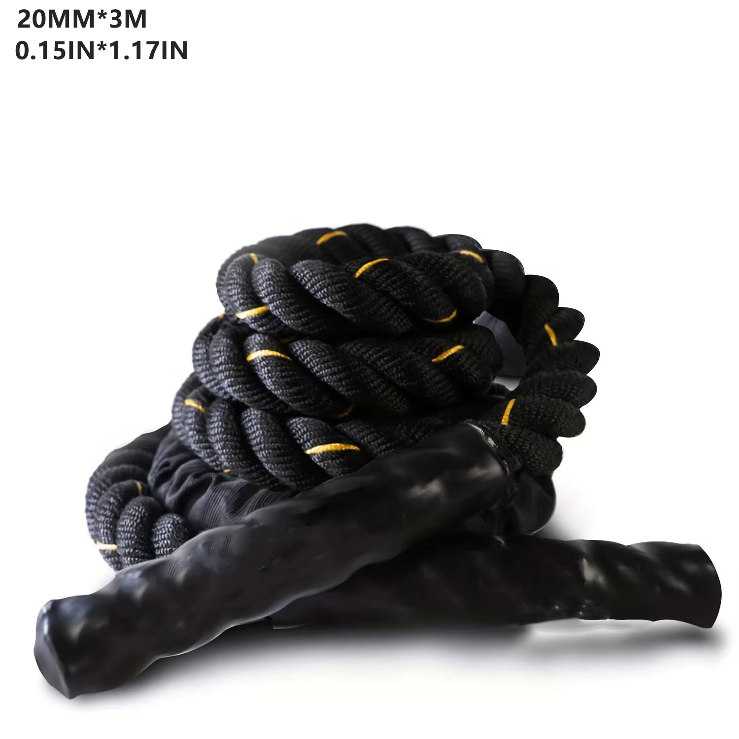 25 Mm*3 M Weighted Jump Rope for Fitness Heavy Jump Rope 10Ft Women Men Workout Battle Ropes Fitness Training Skipping Rope