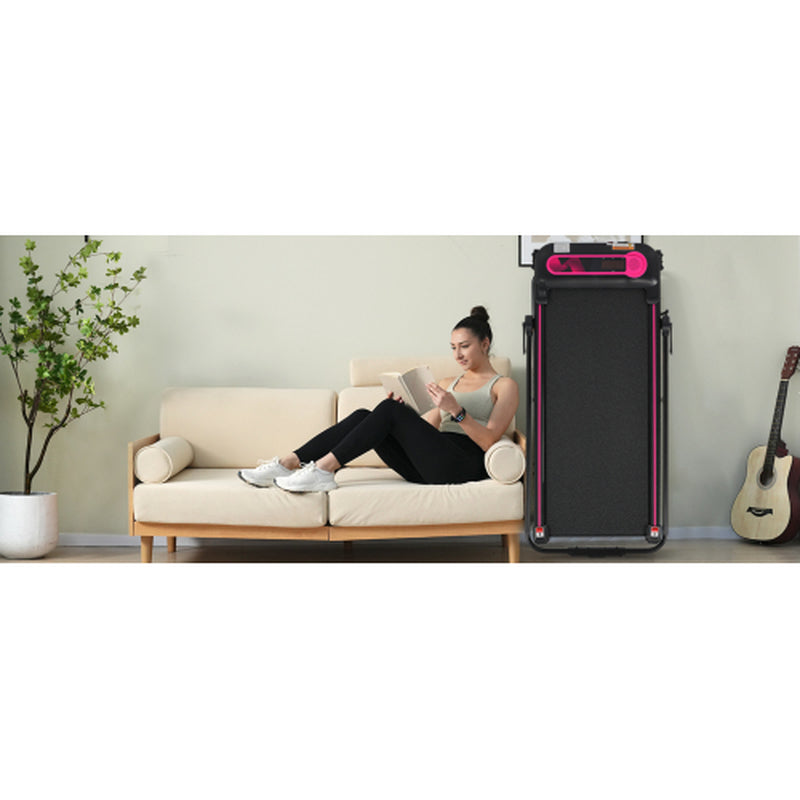 NEW Folding Walking Pad under Desk Treadmill for Home Office -2.5HP Walking Treadmill with Incline 0.5-7.5MPH 300LBS Capacity Treadmill for Walking Running - Two Ways to Adjust Speed