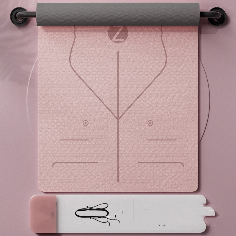 Widened Tpe Yoga Mat Thickened Non-slip