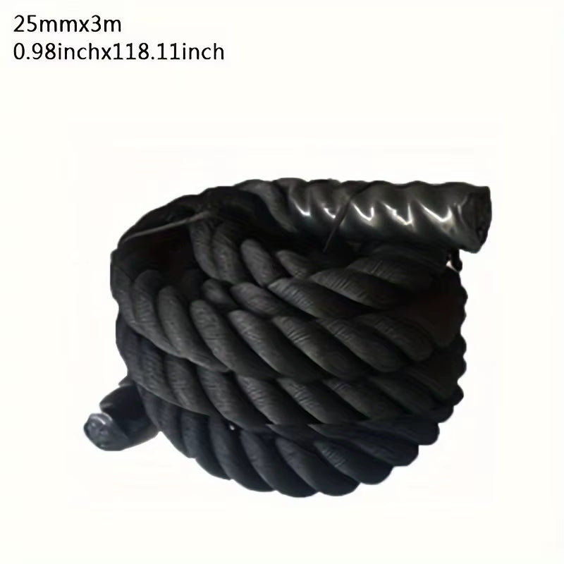25 Mm*3 M Weighted Jump Rope for Fitness Heavy Jump Rope 10Ft Women Men Workout Battle Ropes Fitness Training Skipping Rope